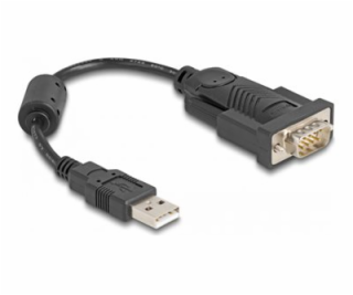 Delock - Sériový adaptér - USB - RS-232 - černá