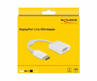 Delock - Video adaptér - DisplayPort (M) s jazýčkem do HD...