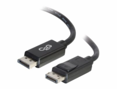 C2G 25ft Ultra High Definition DisplayPort Cable with Latches - 8K DisplayPort Cable - M/M - Kabel DisplayPort - DisplayPort (M) do DisplayPort (M) - 7.62 m - opatřený západkou - černá