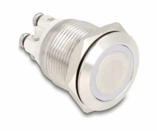 Delock - Push button - for 19 mm installation, 4 x screw ...