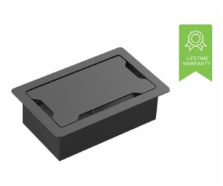 VISION TechConnect 3 - Kryt zásuvky - matná čerň