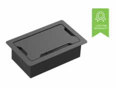 VISION TechConnect 3 - Kryt zásuvky - matná čerň