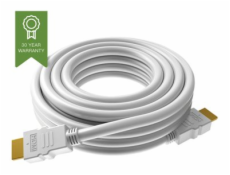 VISION Techconnect - Kabel HDMI s ethernetem - HDMI s piny (male) do HDMI s piny (male) - 2 m - bílá - podporuje 4K