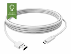 Vision - Kabel USB - USB typ A (M) do 24 pin USB-C (M) - USB 3.0 - 3 A - 1 m - bílá