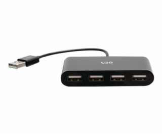 C2G 4-Port USB Hub - USB 2.0 Hub - USB Multiport Hub - 48...