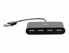 C2G 4-Port USB Hub - USB 2.0 Hub - USB Multiport Hub - 480Mbps - Rozbočovač - 4 x USB 2.0 - desktop