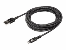 xtorm CX2021 - Kabel Lightning - USB s piny (male) do Lightning s piny (male) - 3 m - černá