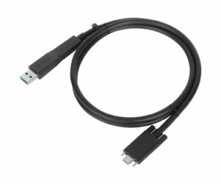 Targus - Sada kabelů USB-C - křídlové šrouby - černá - pr...