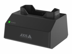 Axis W700 Mk II - Dobíjecí a synchronizační stanice - 1 zásuvka + AC napájecí adaptér - 15 Watt (konektor kamery na tělo) - černá NCS S 9000-N - Evropa - pro AXIS W101, W101 Body Worn Camera, W102, W1