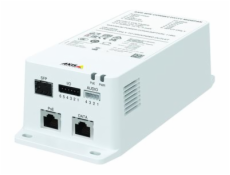 AXIS TU8003 - Dávkovač energie - konektivita uprostřed - AC 100-240 V - 90 Watt - Ethernet 10/100/1000 - 1.8 m kabel - Evropa - bílá, NCS S 1002-B - kompatibilní s TAA - pro Axis C1110-E