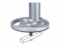 Neomounts FPMA-D9GROMMET - Upevňovací komponent (žerď, destička s průchodkou) - pro Displej LCD - stříbrná - velikost obrazovky: 10 -30  - na stůl - pro NewStar FPMA-D1030, D910, D920, D930, D940, Til