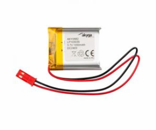 Akyga Li-Pol baterie LP103035 3.7V/1050mAh PCM JST 2.54 2...