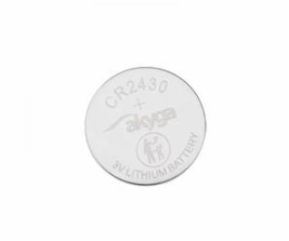 Akyga lithiová baterie CR2430 Li-MnO2 3V/280mAh