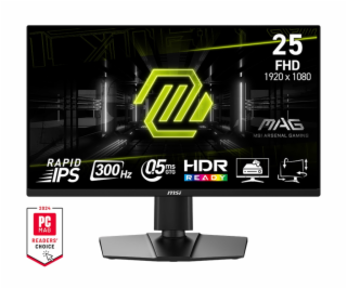 MSI MAG/255PXF/24,5 /IPS/FHD/300Hz/0,5ms/Black/2R