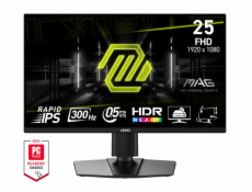 MSI MAG/255PXF/24,5 /IPS/FHD/300Hz/0,5ms/Black/2R