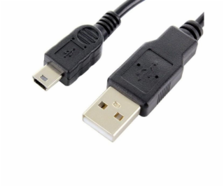 Datový kabel Forever USB/miniUSB 1m 1A černý