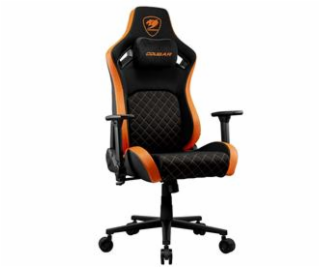 COUGAR herní židle DEFENSOR F (Tkaná látka) - černá/oranžová