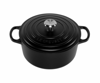Le Creuset Signature Casserole round 22 cm black