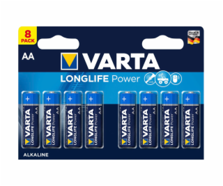 20x8 Varta Longlife Power Mignon AA LR 6  baleni v kartonu