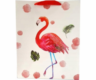 JU-PITER Dárková taška plameňáci 8031A 31x42x12cm p12, ce...
