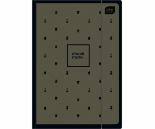 Interdruk Folder s gumičkou A4 + Soft Touch Chess