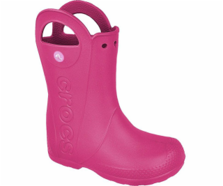 Dětské holínky Crocs Handle It Pink Velikost 33/34 (12803)