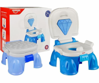 LeanToys Modrý nočník s diamantem pro batolata