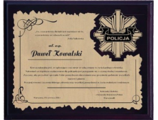 Victoria Sport Diploma z plastu s vyrytým laminátem