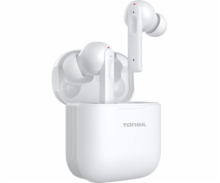 Bílá sluchátka Tonsil T55BT (T55BTWHITEE)