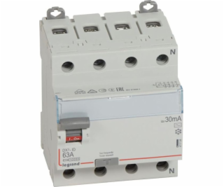 Legrand RCD 4P 63A 0,03A typ AC P304 DX3 411704