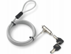 Bezpečnostní kabel k notebooku Techly Techly Wedge-Lock s klíčem 1,8 m