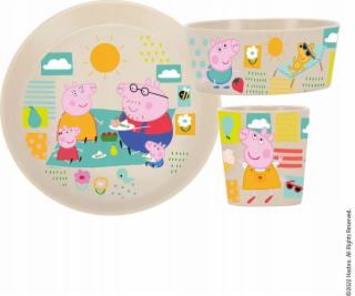 Koziol Dětská jídelní souprava CONNECT PEPPA PIG, vyroben...
