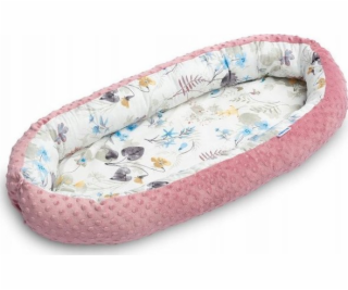 Sensillo MINKY Cocoon 70x30cm retro růžové listy (SILLO-2...