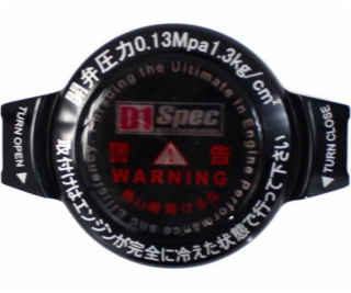 D1Spec záslepka chladiče D1Spec 28mm 1,3 bar černá