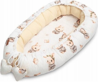 Sensillo COCOON MUSLIN RABITS BEIGE 80x45