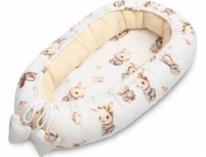 Sensillo COCOON MUSLIN RABITS BEIGE 80x45