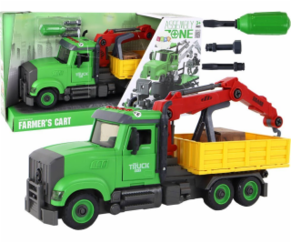 LeanToys Automobilový sklápěcí jeřáb pro šroubování a odš...