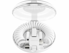 Od malých všeumělů? - Nabíjecí kabel MFI All-in-One 50 cm - Bílý