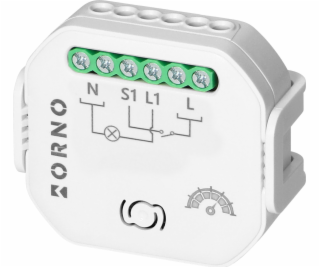 Orno 1-kanálové relé pod omítku se stmívačem Tuya Smart W...