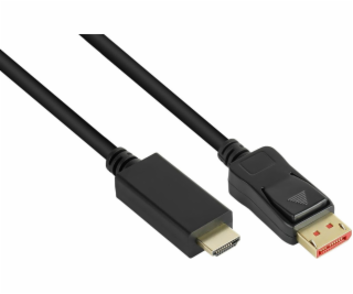 Alcasa AV adaptér Alcasa DP14-HDMI5 kabelový adaptér 5m D...