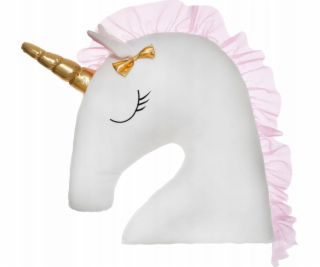 Polštář Atmosphera Unicorn, bílý, 60 x 46 cm