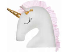 Polštář Atmosphera Unicorn, bílý, 60 x 46 cm