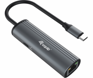 AV adaptér Equip Equip Dock USB-C->RJ45 10/100/1000 + 100...