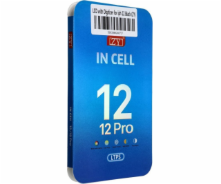 OEM displej pro iPhone 12 / 12 Pro Touchscreen Black (ZY-...