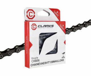 Cyklistický řetěz Clarks CLARKS C9E, 9 rychlostí, 138 člá...