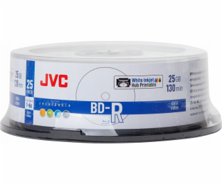 JVC JVC BD-R 25GB 6X INKJET BÍLÝ TISKNÝ DORT*25 70L71KJCK...