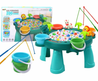 LeanToys Rybářská hra Skill Table Green