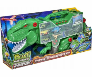 HTI Transporter Dinosaur T-REX se závodními vozy TEAMSTER...