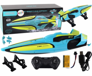 Vodotěsné dálkové ovládání LeanToys RC Water Boat 2,4G žl...