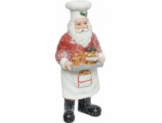 Atmosphera figurka Santa Clause s tácem a sušenkami, 28 cm